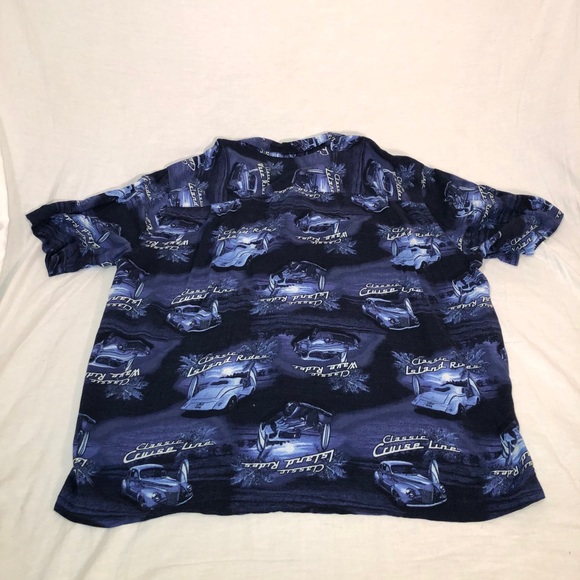 Men’s George Classic Car All Over Pattern Shirt - Picture 3 of 4